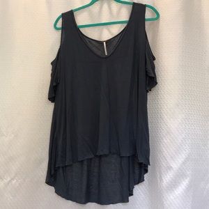 Free People Bittersweet Cold Shoulder Top